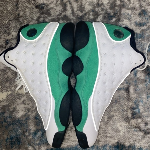Men Air Jordan 13s Lucky Green - Picture 3 of 5
